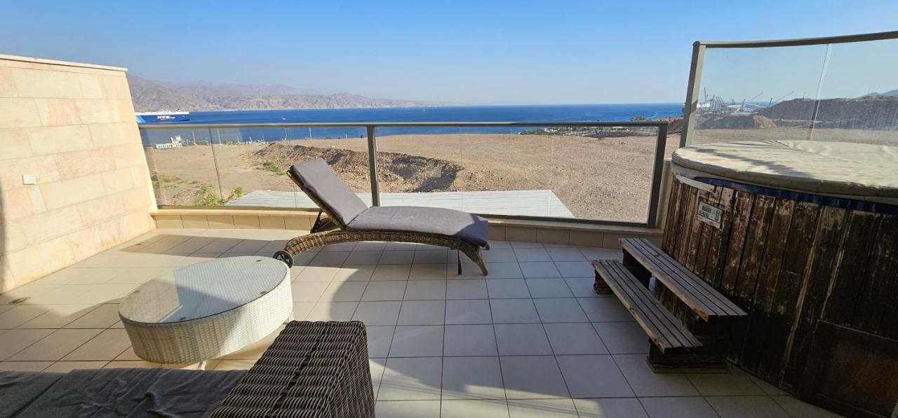 Top-Luxury Exclusive Аpt With Jacuzzi In Front Of The Sea Eilat Ngoại thất bức ảnh
