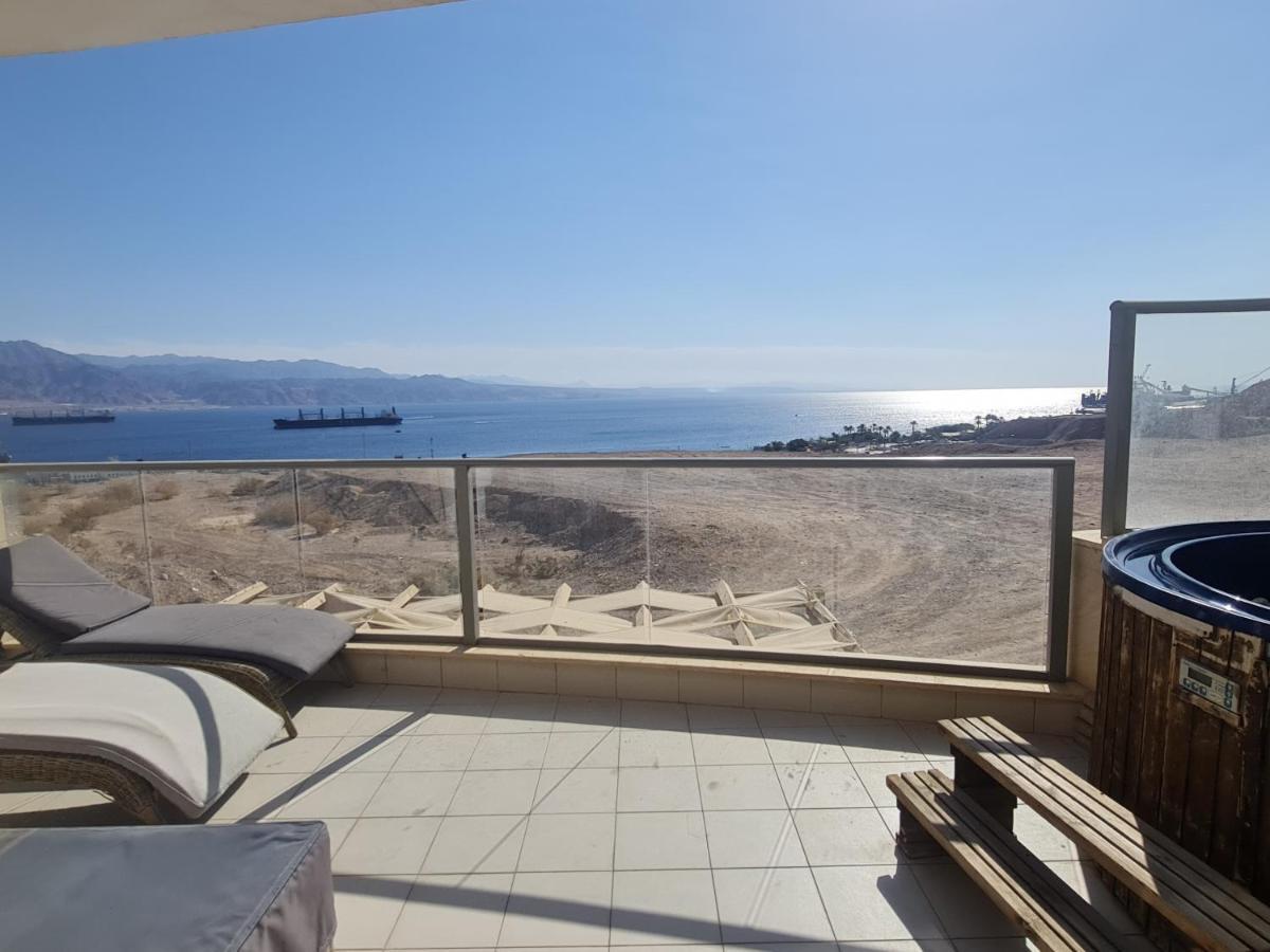 Top-Luxury Exclusive Аpt With Jacuzzi In Front Of The Sea Eilat Ngoại thất bức ảnh