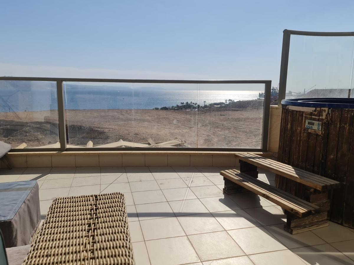 Top-Luxury Exclusive Аpt With Jacuzzi In Front Of The Sea Eilat Ngoại thất bức ảnh